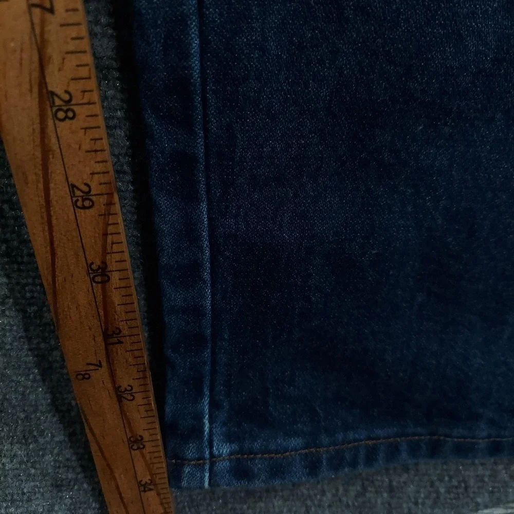 Wrangler FR 13MWZ Jeans‎ 38x34 Blue Dark Wash High Rise Bootcut Flame Resistant